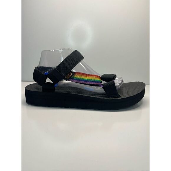 TEVA mens Sz 11 Midform Universal Rainbow Pride Sandal - Picture 8 of 13